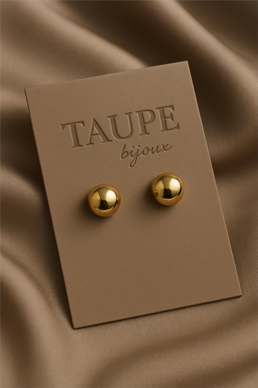 Sierra03 Gold Renk Topçuk Küpe