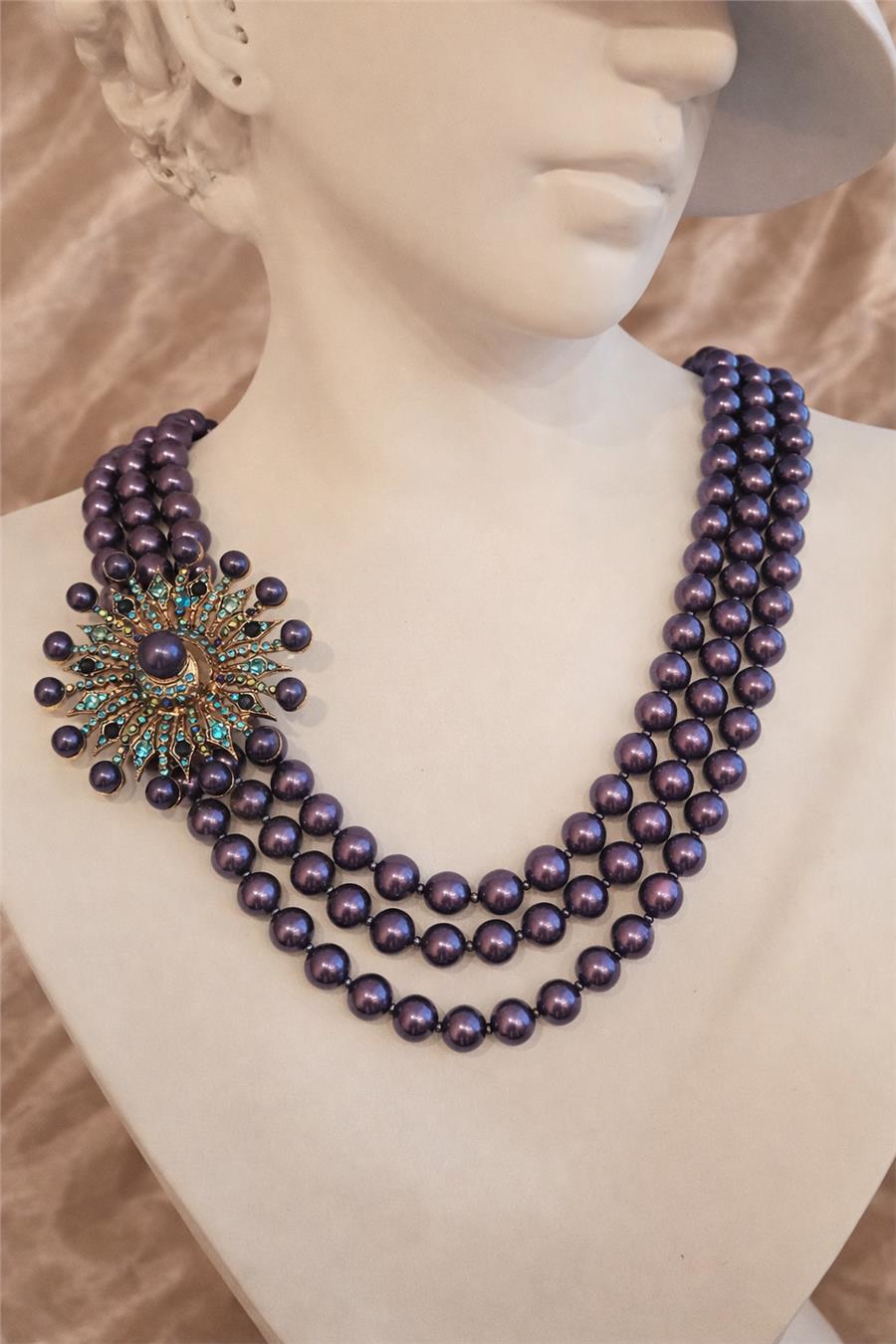 Ivy Sıralı Boncuklu Çoklu Kolye